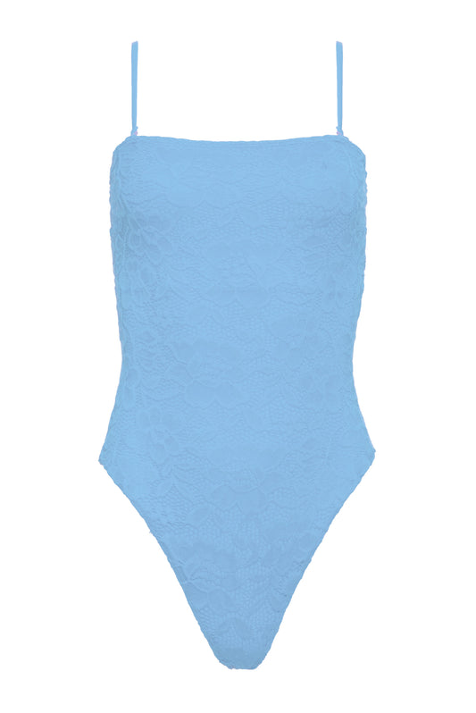 One Piece Sabrina - Baby Blue Lace